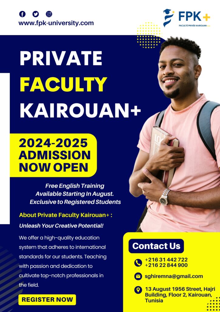 Yellow and Blue University Admission Flyer